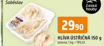HLÍVA ÚSTŘIČNÁ 150 g balená