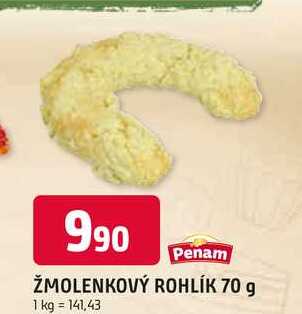 ŽMOLENKOVÝ ROHLÍK 70 g