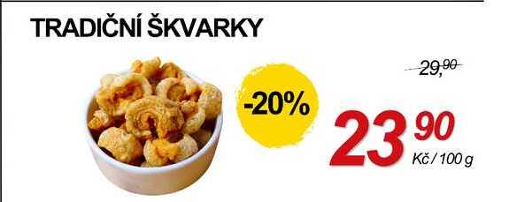 TRADIČNÍ ŠKVARKY, 100 g