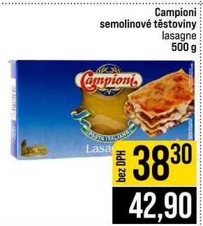 Campioni semolinové těstoviny lasagne 500 g