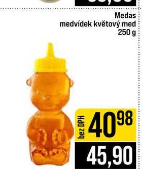 Medas medvídek květový med 250 g 