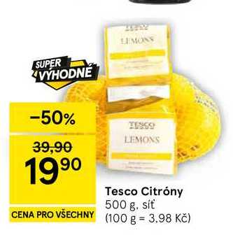Tesco Citróny, 500 g