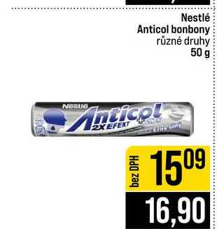 Nestlé Anticol bonbony různé druhy 50 g