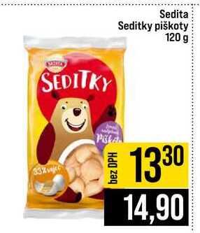 Sedita Seditky piškoty 120 g