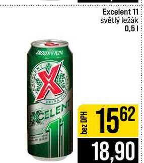 Excelent 11 světlý ležák 0,5l