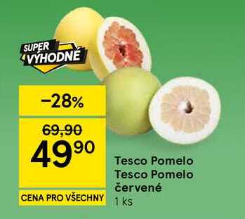 Tesco Pomelo červené, 1 ks 