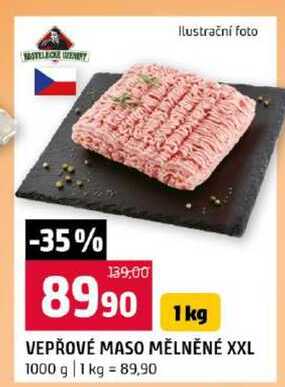 VEPŘOVÉ MASO MĚLNĚNÉ XXL 1000 g