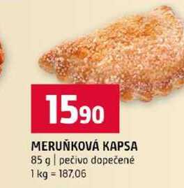 MERUŇKOVÁ KAPSA 85 g pečivo dopečené