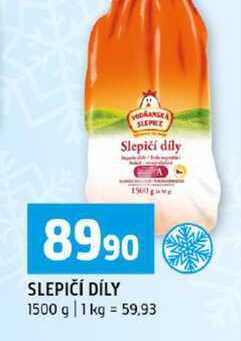 SLEPIČÍ DÍLY 1500 g