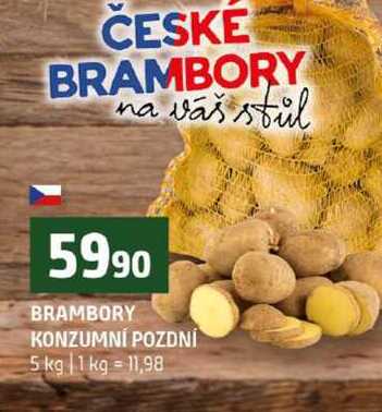 BRAMBORY KONZUMNI POZDNÍ 5 kg