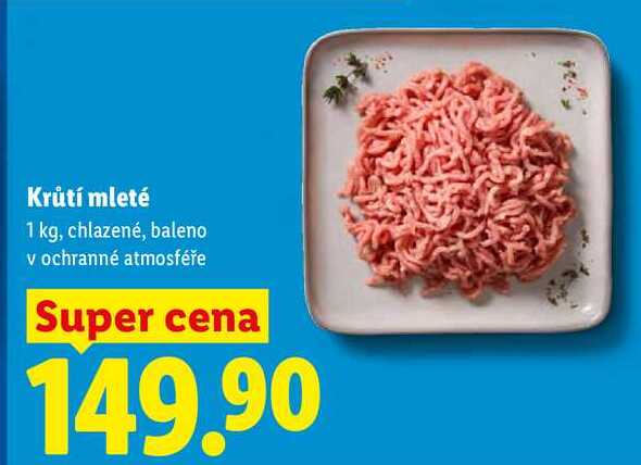 Krůtí mleté, 1 kg, chlazené