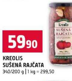 KREOLIS SUŠENÁ RAJČATA 340/200 g