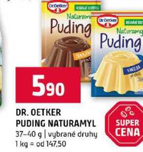 DR. OETKER PUDING NATURAMYL 37-40 g vybrané druhy