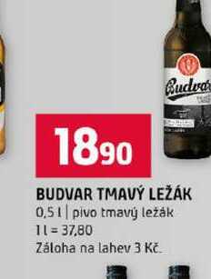 BUDVAR TMAVÝ LEŽÁK 0,5l pivo tmavý ležák