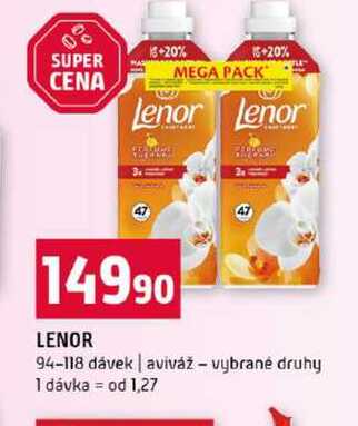 LENOR 94-118 dávek aviváž vybrané druhy