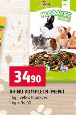 AKINU KOMPLETNÍ MENU 1 kg velký hlodavec