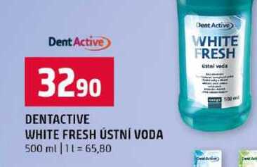 DENTACTIVE WHITE FRESH ÚSTNÍ VODA 500 ml 