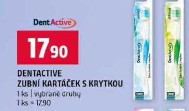 DENTACTIVE ZUBNÍ KARTÁČEK S KRYTKOU 1 ks vybrané druhy 