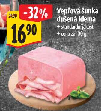 Vepřová šunka dušená Idema, cena za 100 g