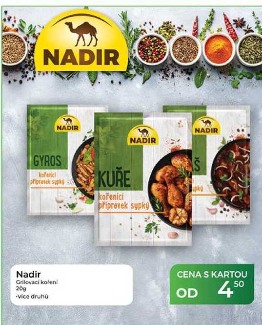 Nadir Grilovací kořeni 20g