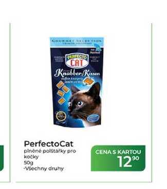 PerfectoCat plněné polštářky pro kočky 50g