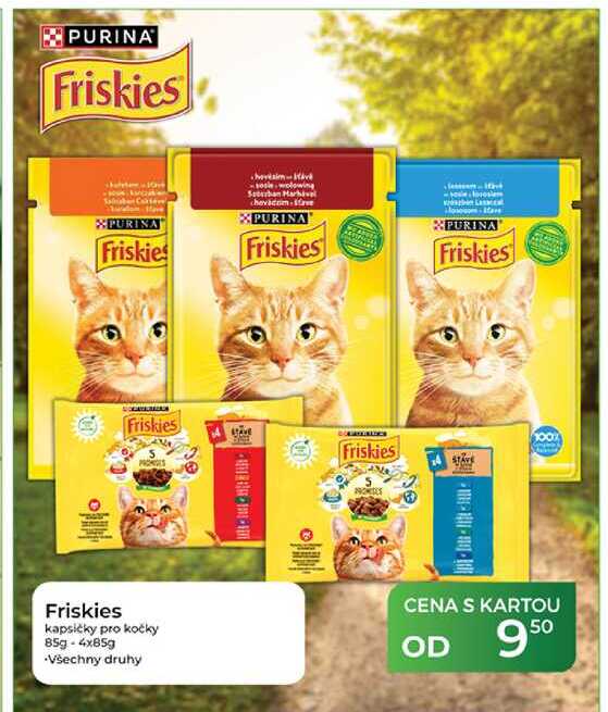 Friskies kapsičky pro kočky 85g-4x85g