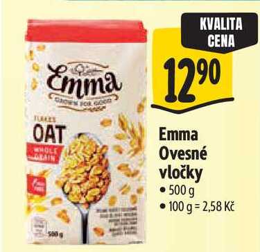Emma Ovesné vločky, 500 g 