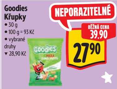 Goodies Křupky, 30 g
