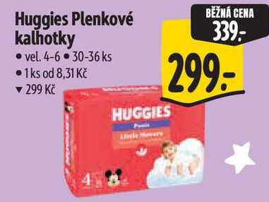 Huggies Plenkové kalhotky, 30-36 ks