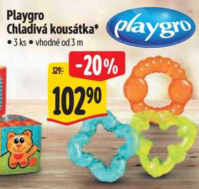 Playgro Chladivá kousátka, 3 ks