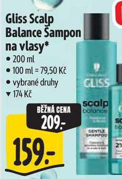 Gliss Scalp Balance Sampon na vlasy, 200 ml