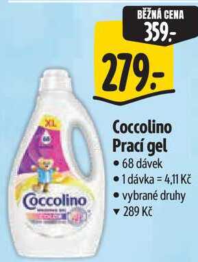 Coccolino Prací gel, 68 dávek 