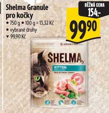 Shelma Granule pro kočky, 750 g