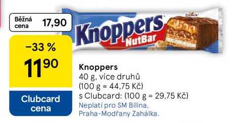 Knoppers NutBar, 40 g