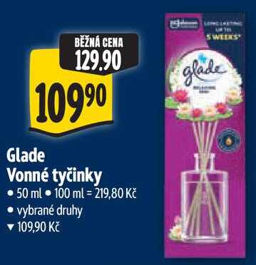 Glade Vonné tyčinky, 50 ml
