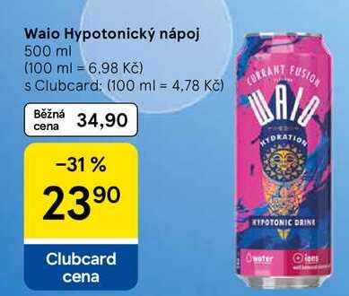 Waio Hypotonický nápoj, 500 ml