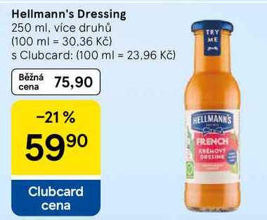 Hellmann's Dressing, 250 ml