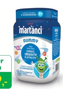Marťánci® Gummy Echinacea 50 želatinových tablet