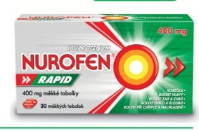 Nurofen® Rapid 400 mg, 30 měkkých tobolek