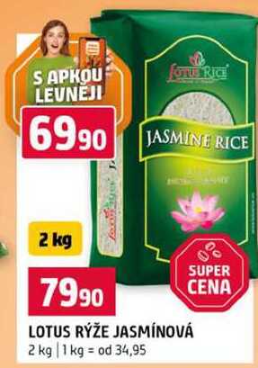 LOTUS RÝŽE JASMÍNOVÁ 2 kg 