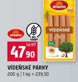 VÍDEŇSKÉ PÁRKY 200 g