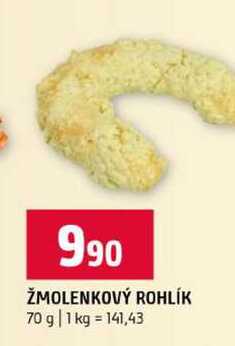 ŽMOLENKOVÝ ROHLÍK 70 g
