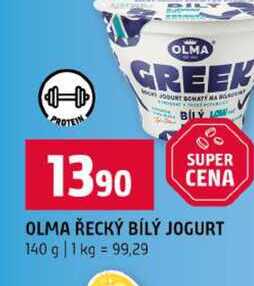 OLMA ŘECKÝ BÍLÝ JOGURT 140 g