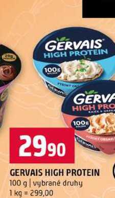GERVAIS HIGH PROTEIN 100 g vybrané druhy