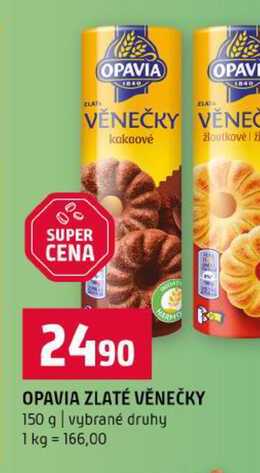 OPAVIA ZLATÉ VĚNEČKY 150 g vybrané druhy