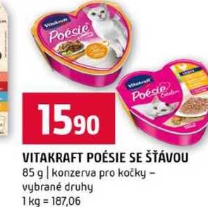 VITAKRAFT POÉSIE SE ŠŤÁVOU 85 g konzerva pro kočky vybrané druhy