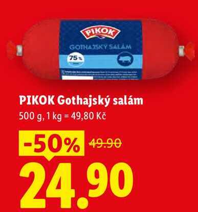 PIKOK Gothajský salám, 500 g