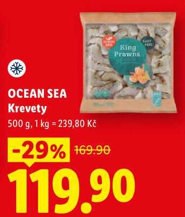 OCEAN SEA Krevety, 500 g 
