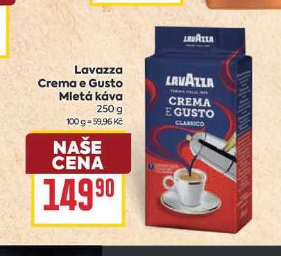 Lavazza Crema e Gusto Mletá káva 250g