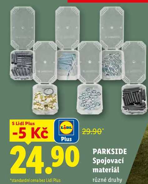 PARKSIDE Spojovací materiál, různé druhy  